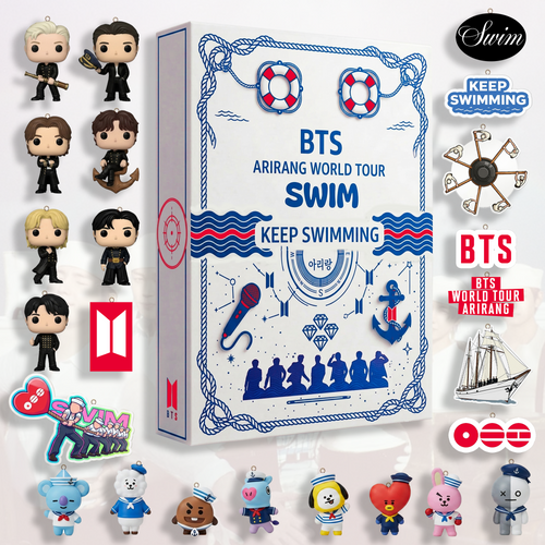 BTS Arirang World Tour Swim 24 Day of Coming Back Journey 2D Blind Box