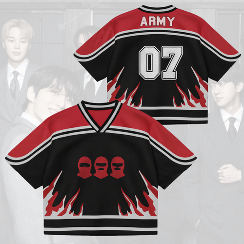 The Outlaw Wings BTS Mixed Mesh Jersey Gift For Fans