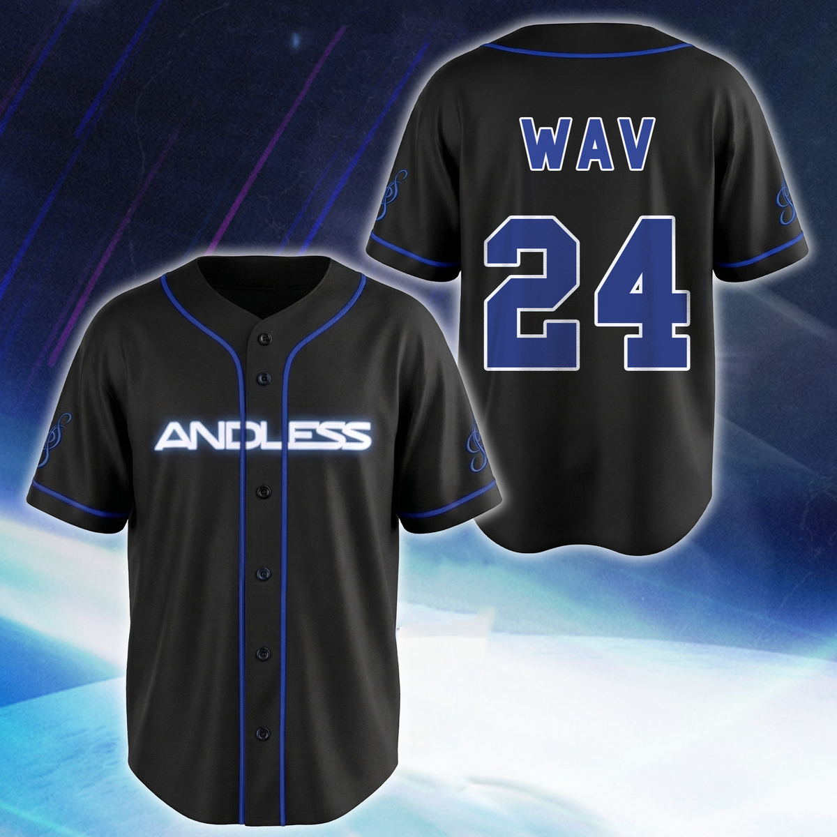 Custom Triple S World Tour Andless Baseball Jersey Gift For Wav