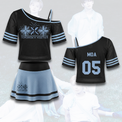 Chic Tomorrow X Together Setsuna Hanabi Off Shoulder Mesh MOA Gifts