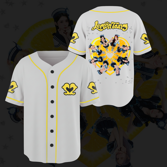 Hearts2Hearts H2H Lemon Tang Album Baseball Jersey Gifts For Fans