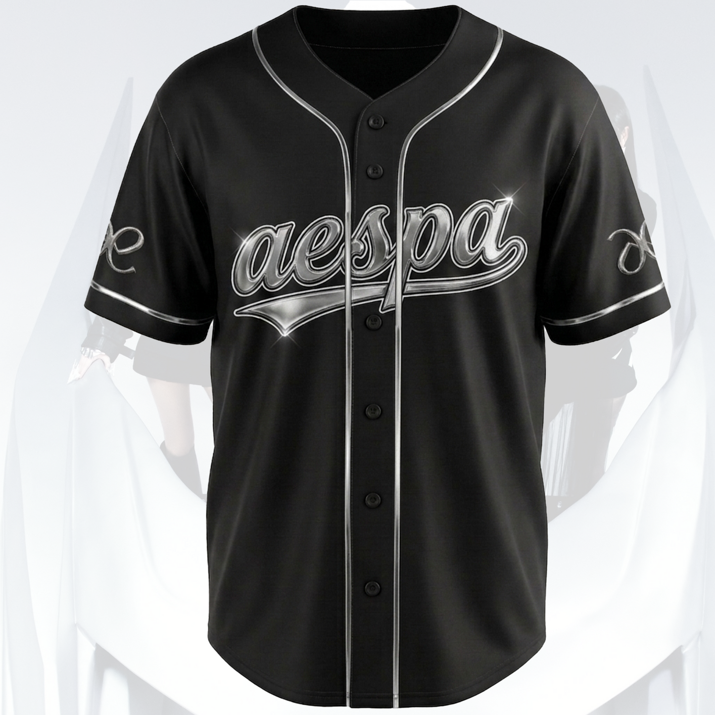 Fresh aespa SYNK COMPLEXITY World Tour 2026 Black Jersey Fan Gifts