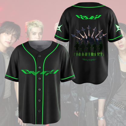 Midnight NCT 127 Blingy Album Baseball Jersey Fan Edition