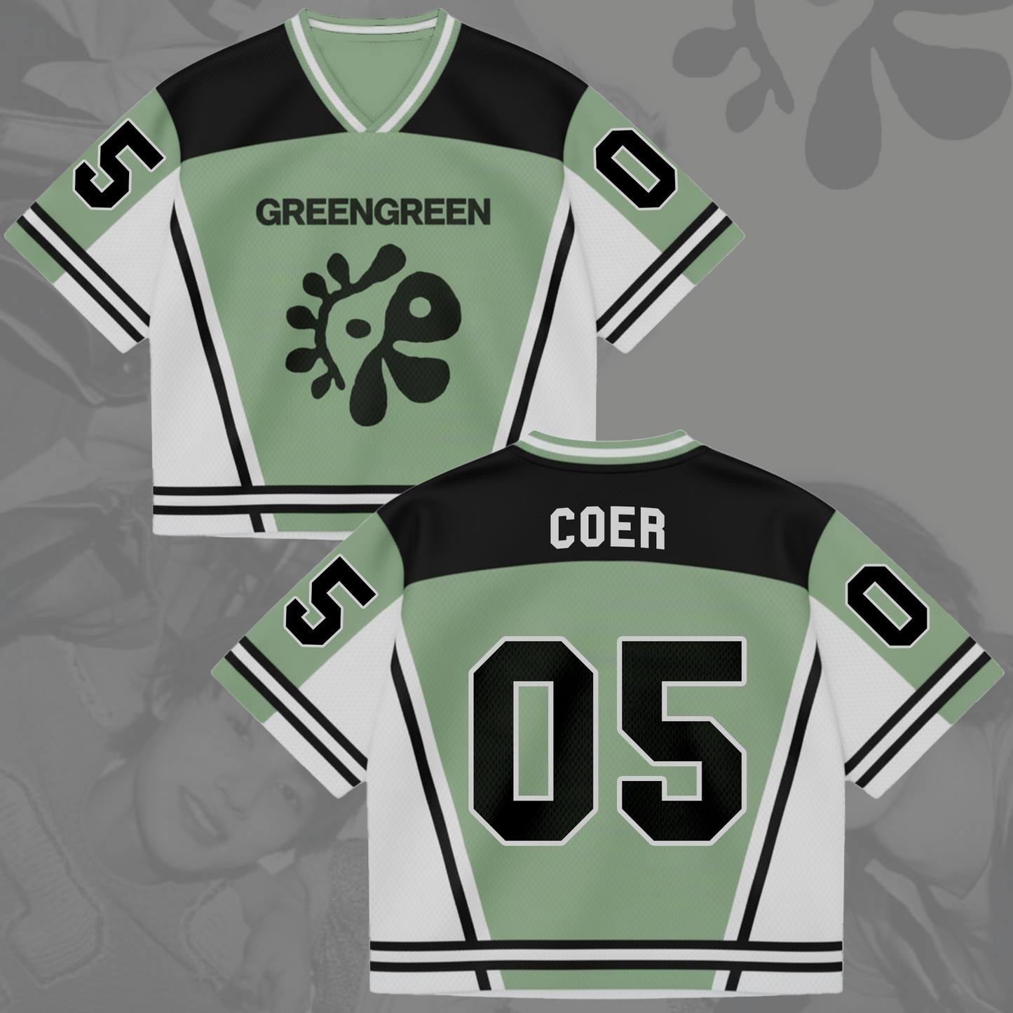 GREENGREEN Album Cortis 2026 Mixed Mesh Jersey Gifts