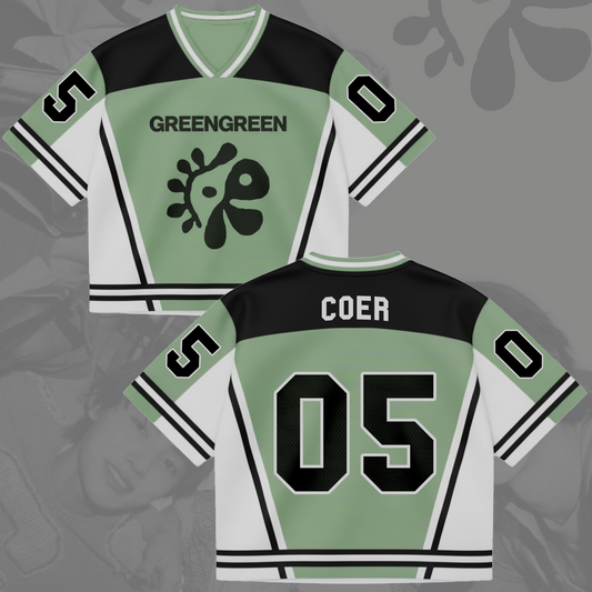 GREENGREEN Album Cortis 2026 Mixed Mesh Jersey Gifts