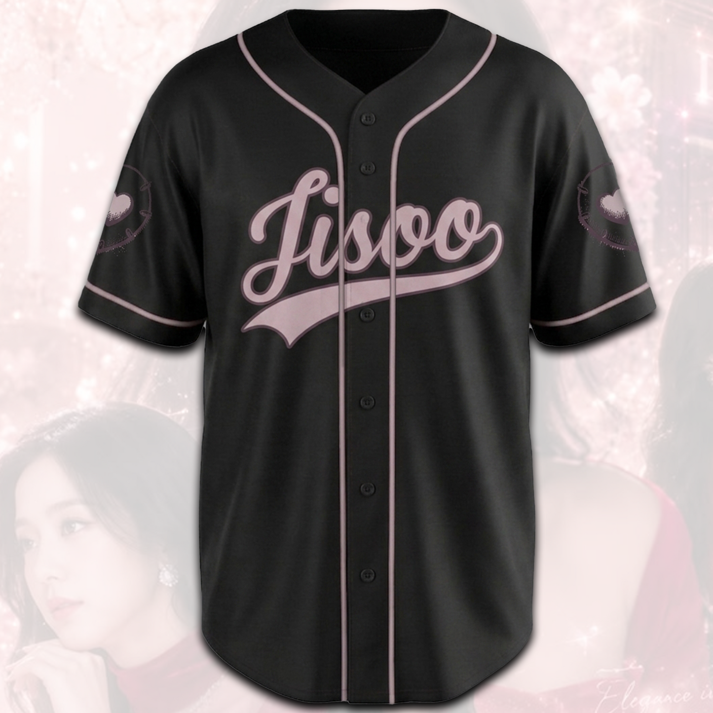Blackpink Jisoo Click Album Baseball Jersey Gift For Fans