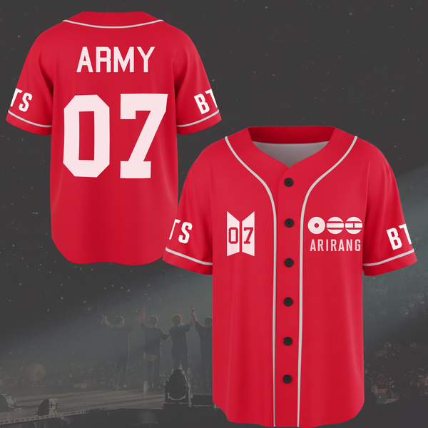 BTS World Tour Arirang Baseball Jersey – Wavestee