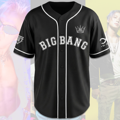 Retro Bigbang XX Cosmos Concert Tour Baseball Jersey Gift For Fans