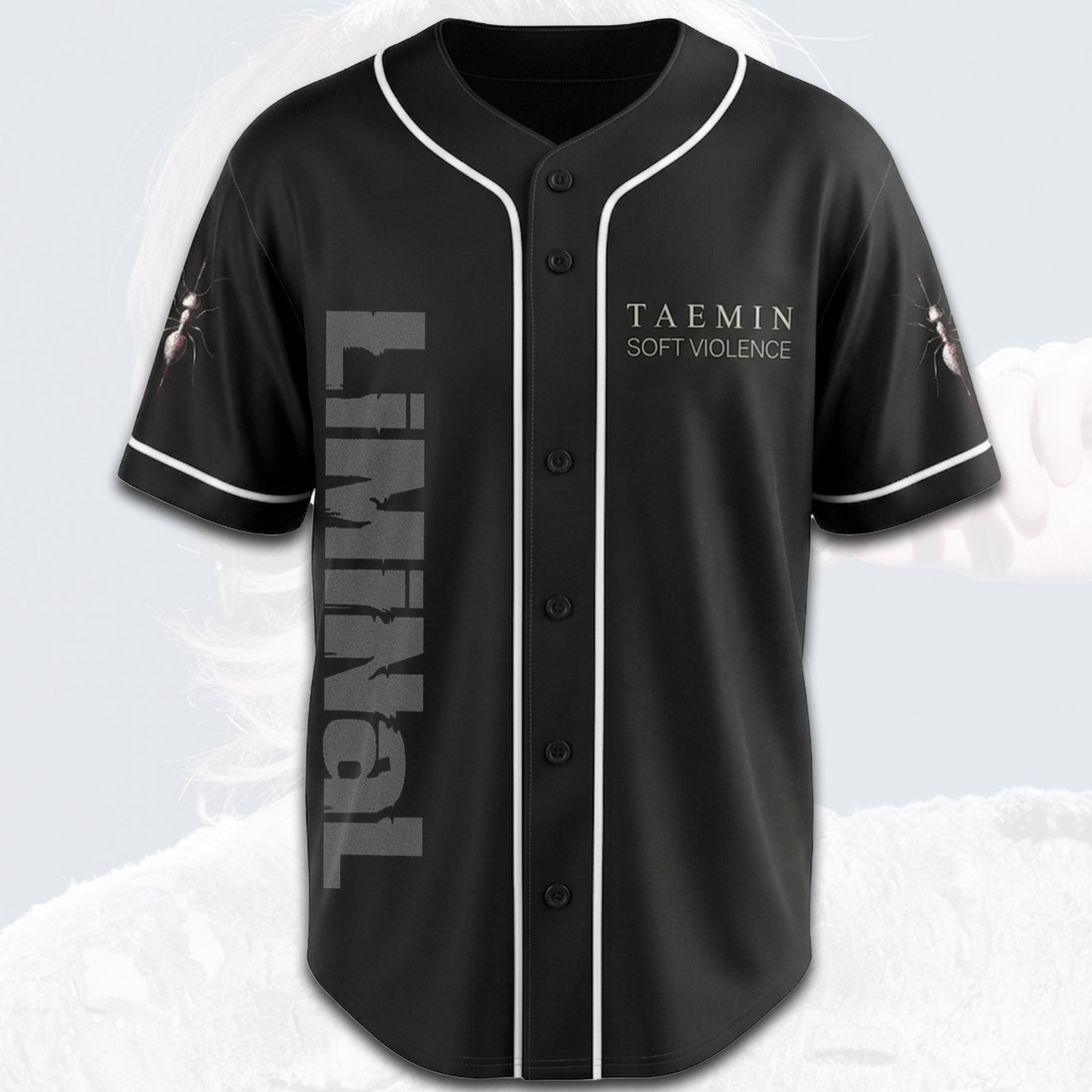 Shinee Taemin LiminaL Soft Violence Baseball Jersey Gift For Fans