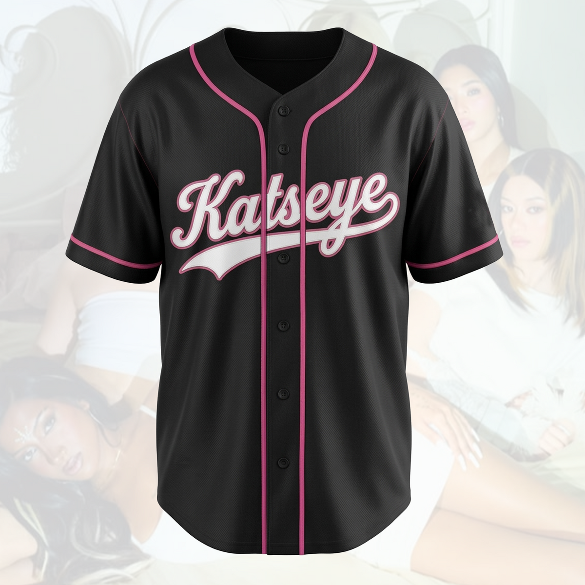 Eyekons The Wildworld Tour Skeleton Pink Pop Baseball Jersey Gift for Fans