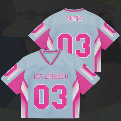 ITZY Yuna Mini Album Ice Cream Mixed Mesh Jersey Gifts