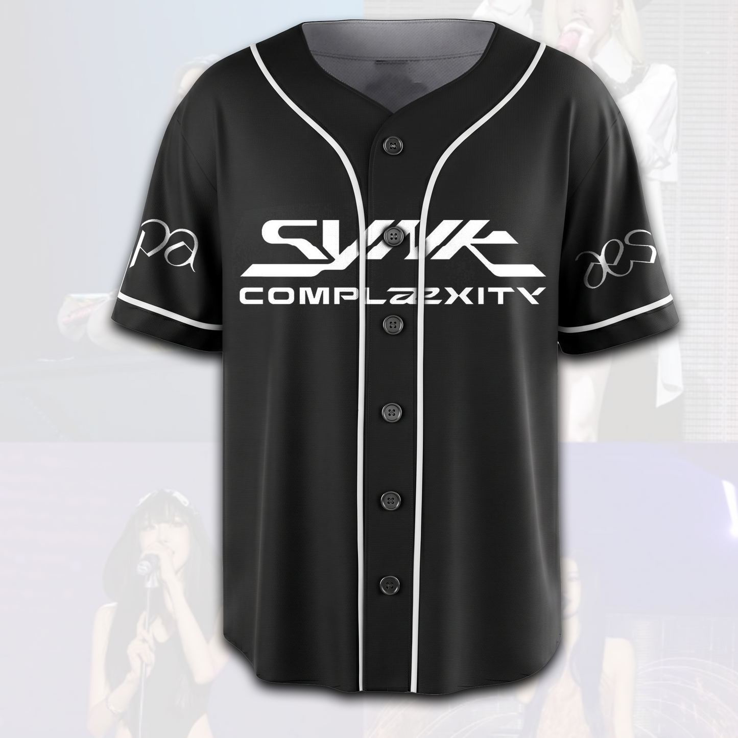 Retro aespa Live Tour SYNK Complaexity Baseball Jersey Gift For Fans