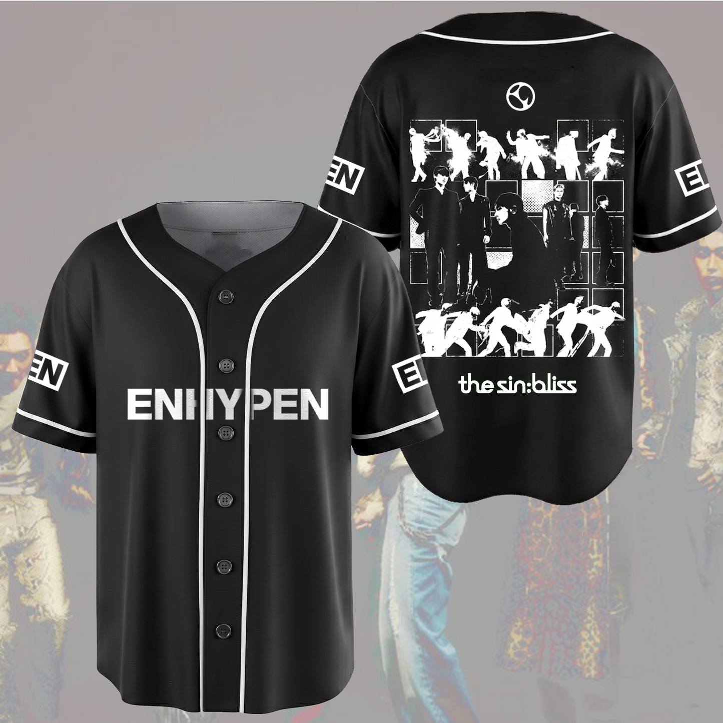 Enhypen 2026 The Sin Bliss Baseball Jersey Gift For Fans