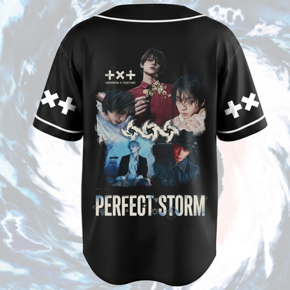 TOMORROW X TOGETHER Steal The Wind Tour Vintage-Baseballtrikot für MOA
