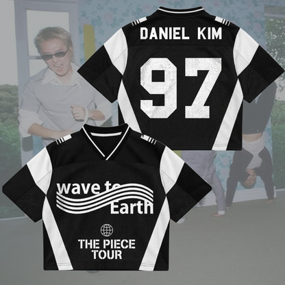 Sporty Wave To Earth The Piece Tour Mixed Mesh Jersey Fan Gifts