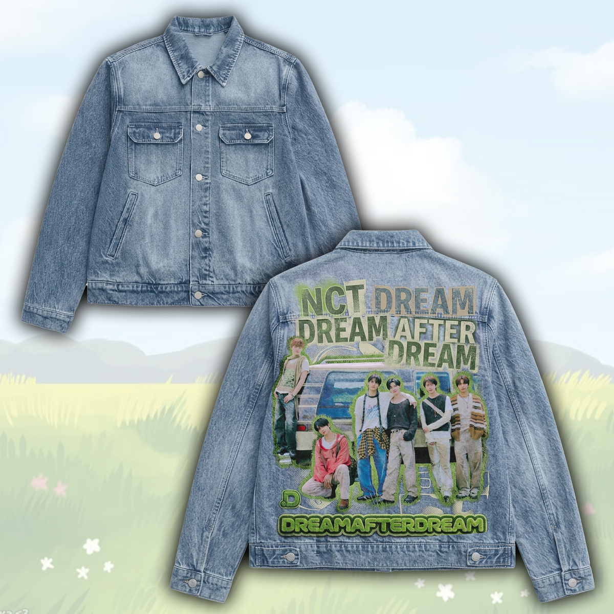 NCT Dream New Album Dream After Dream Denim Jacket Gift For Fans