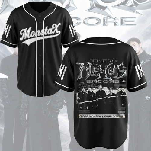 Retro The X MonstaX Nexus Encore World Tour Baseball Jersey Fan Edition