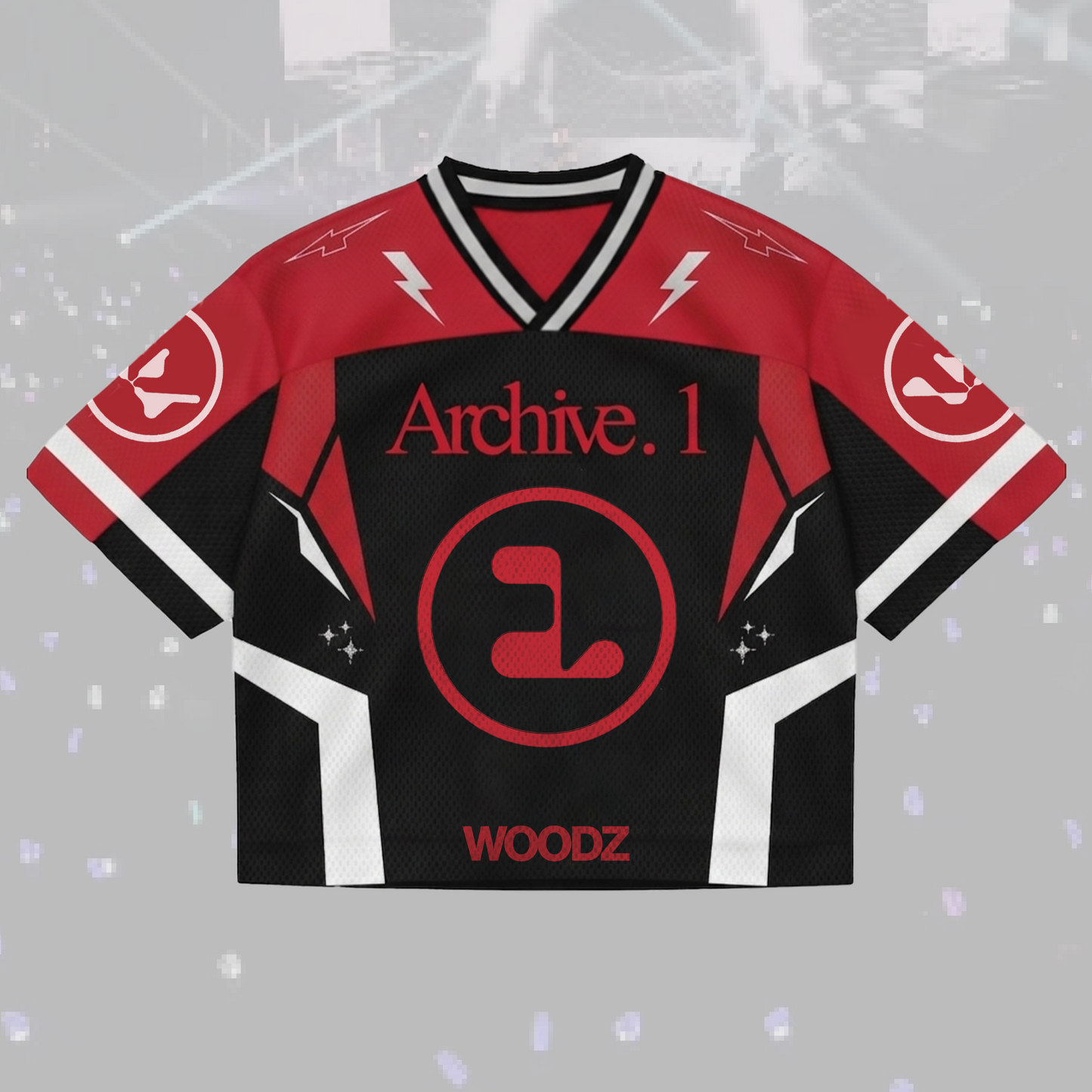 Sporty Archive 1  Woodz World Tour Mixed Mesh Jersey