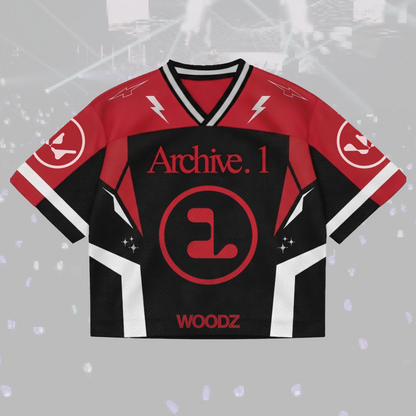 Sporty Archive 1  Woodz World Tour Mixed Mesh Jersey