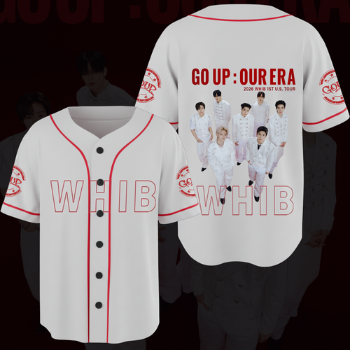 WHIB 1st America Tour Go Up Our Era Baseball Jersey