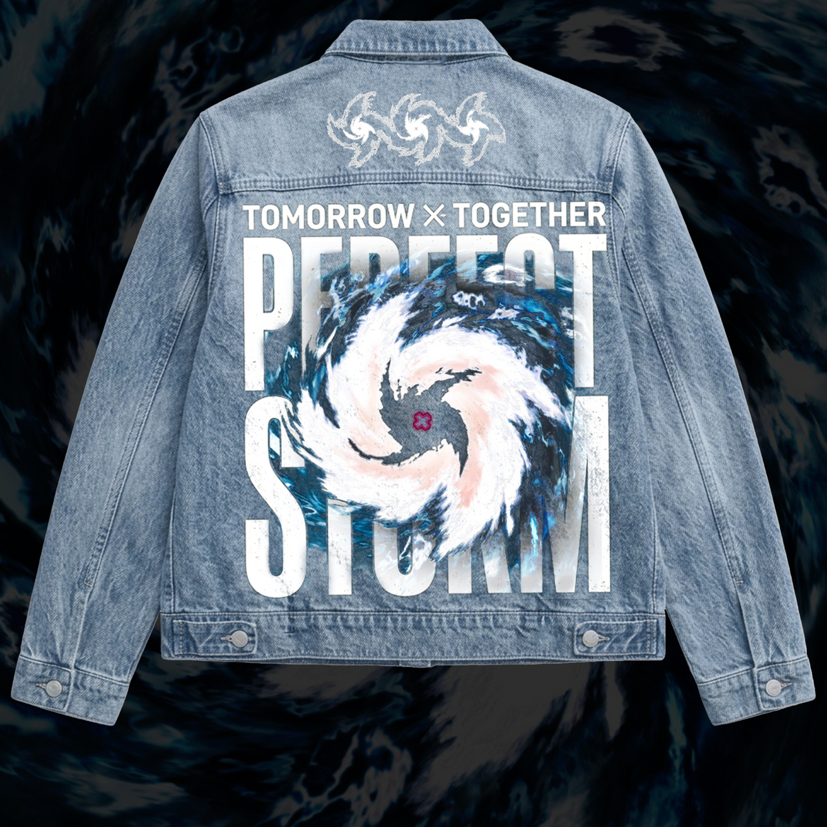 TXT Perfect Storm Mini Album Come Back Denim Jacket Concert Outfit Gift For Moa