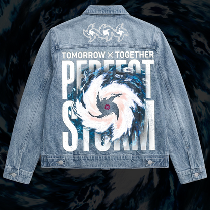 TXT Perfect Storm Mini Album Come Back Denim Jacket Concert Outfit Gift For Moa