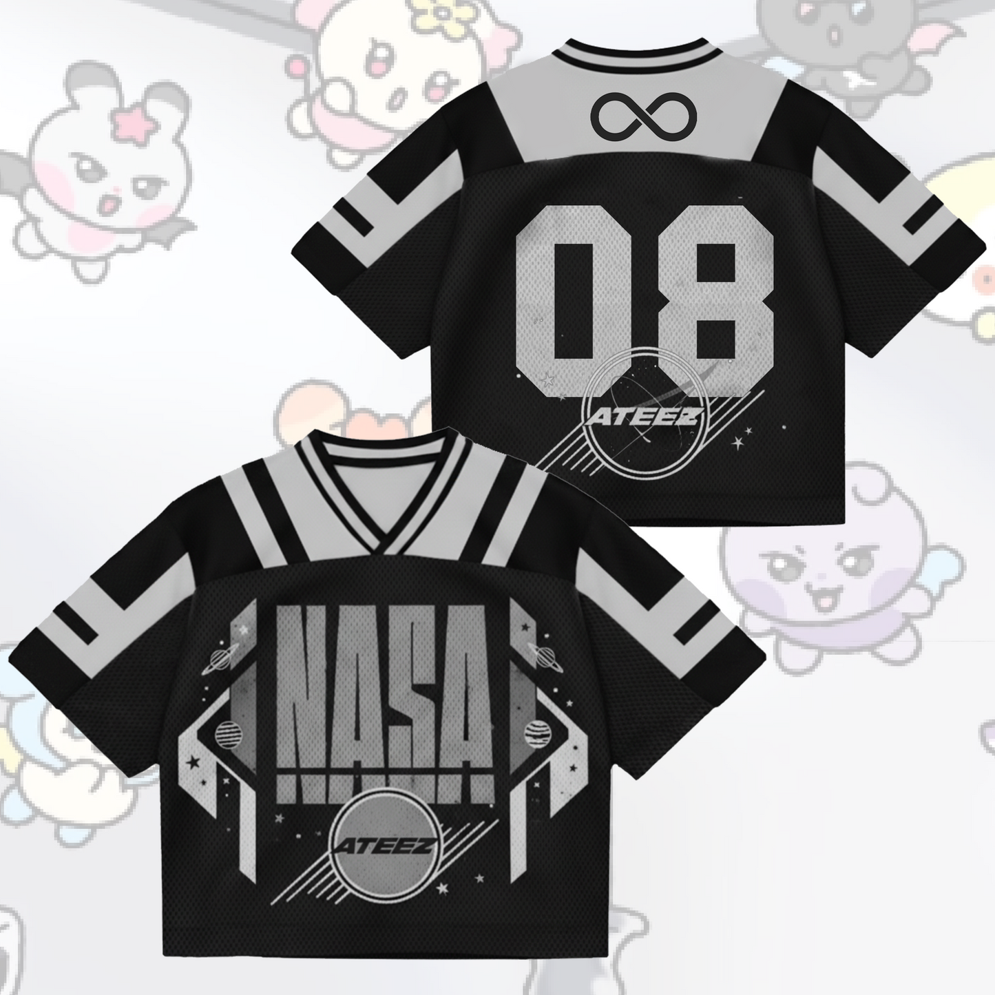 ATEEZ Nasa Golden Hour Part 4 ALbum Mixed Mesh Jersey