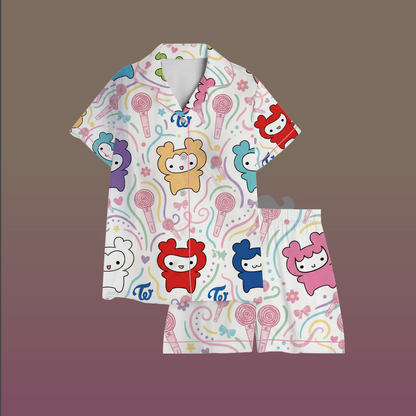 Whimsical Twice Pajama Set