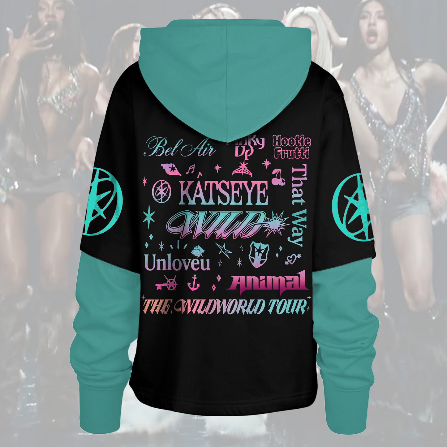 Katseye Wild Tracklist Shortstop Hoodie The Wildworld Tour Gift For Eyekons