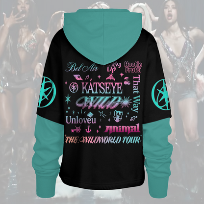 Katseye Wild Tracklist Shortstop Hoodie The Wildworld Tour Gift For Eyekons
