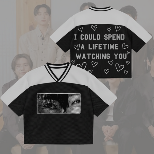 V & J-Hope Eye To You Mixed Mesh Jersey BTS Gift for Lovers