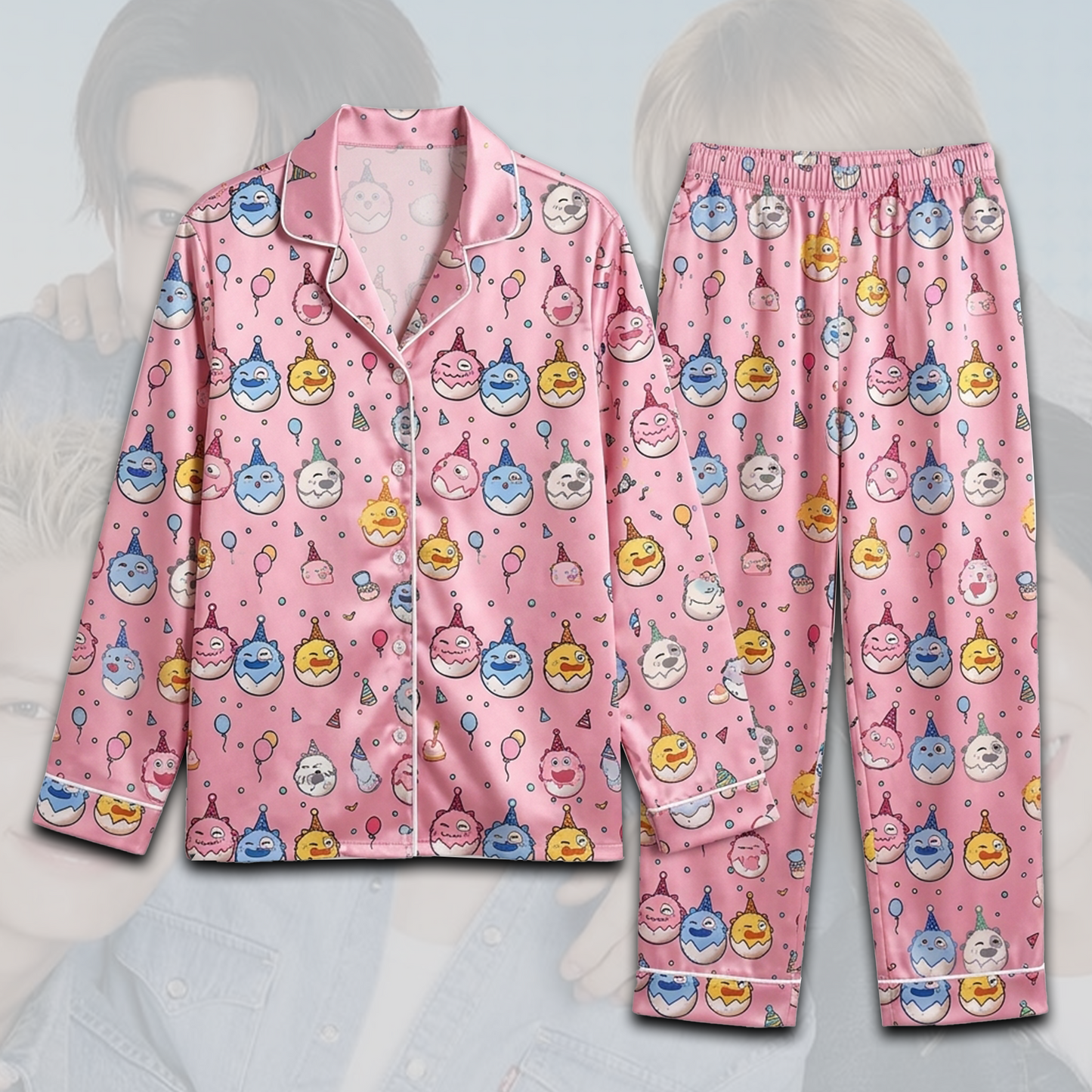 Pinky Cortis Ball Happy Pajamas Set Gift For Fans