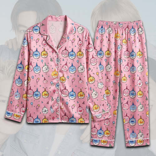 Pinky Cortis Ball Happy Pajamas Set Gift For Fans