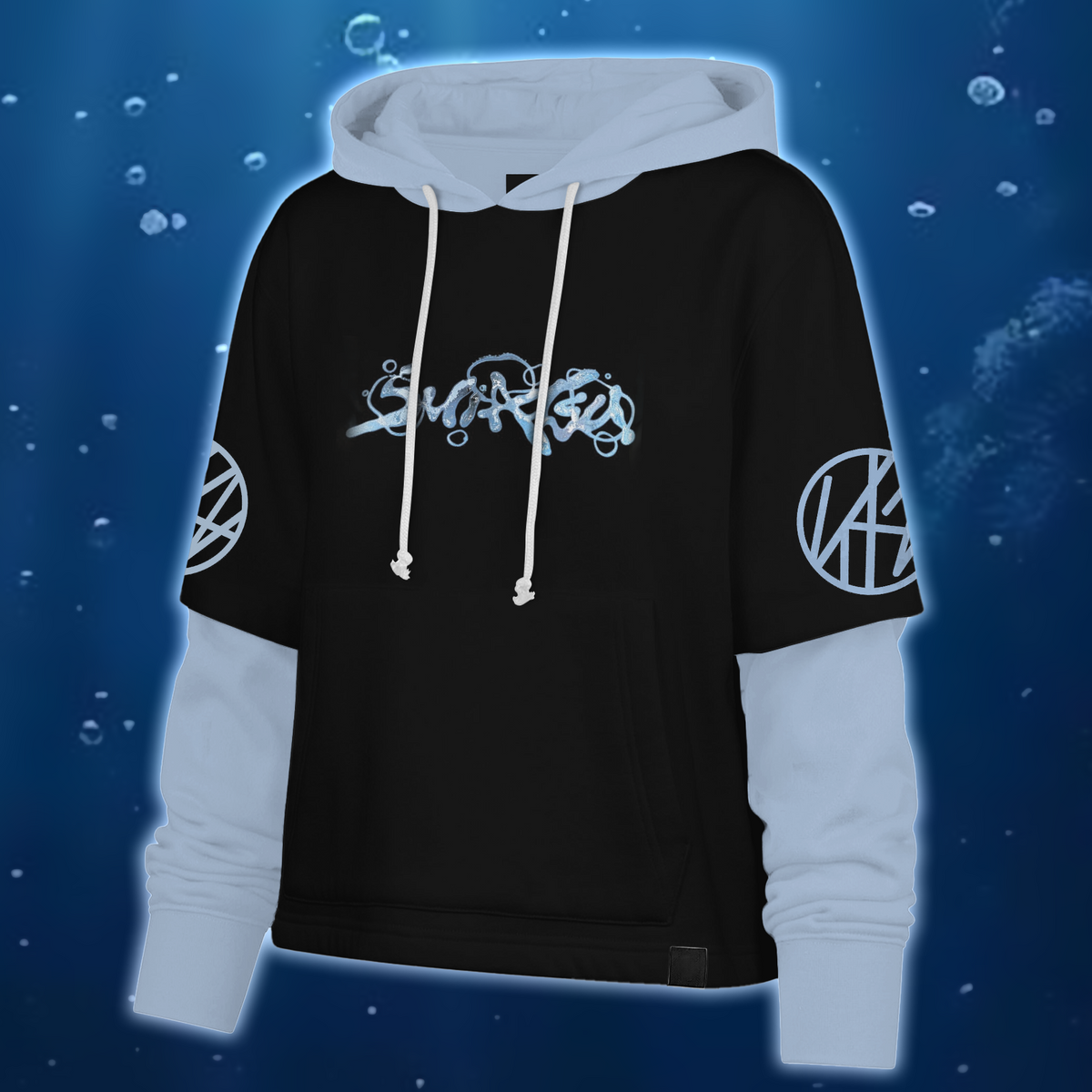 Suiatsu Stray Kids Blue Shortstop Hoodie Gifts For Stay