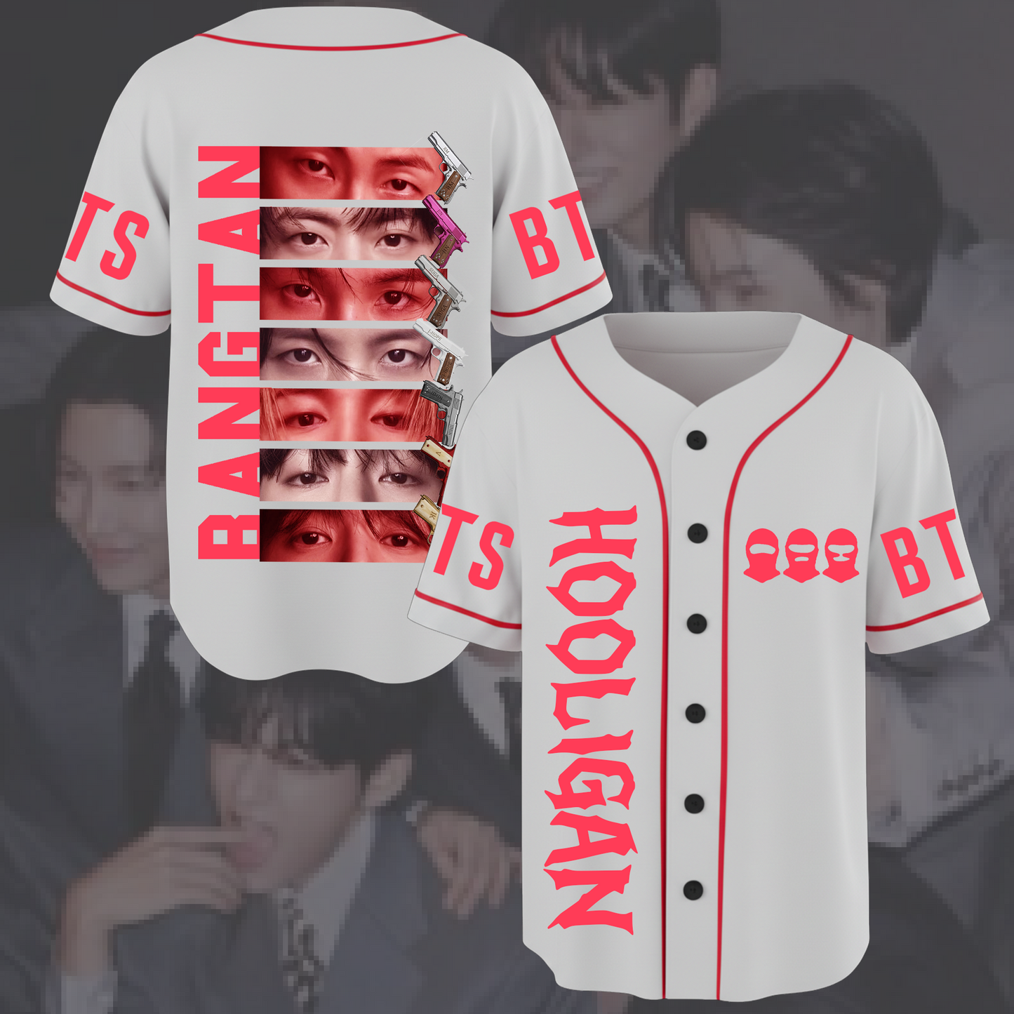The Midnight Heart Thieves Hooligan BTS Baseball Jersey Gifts For Lovers