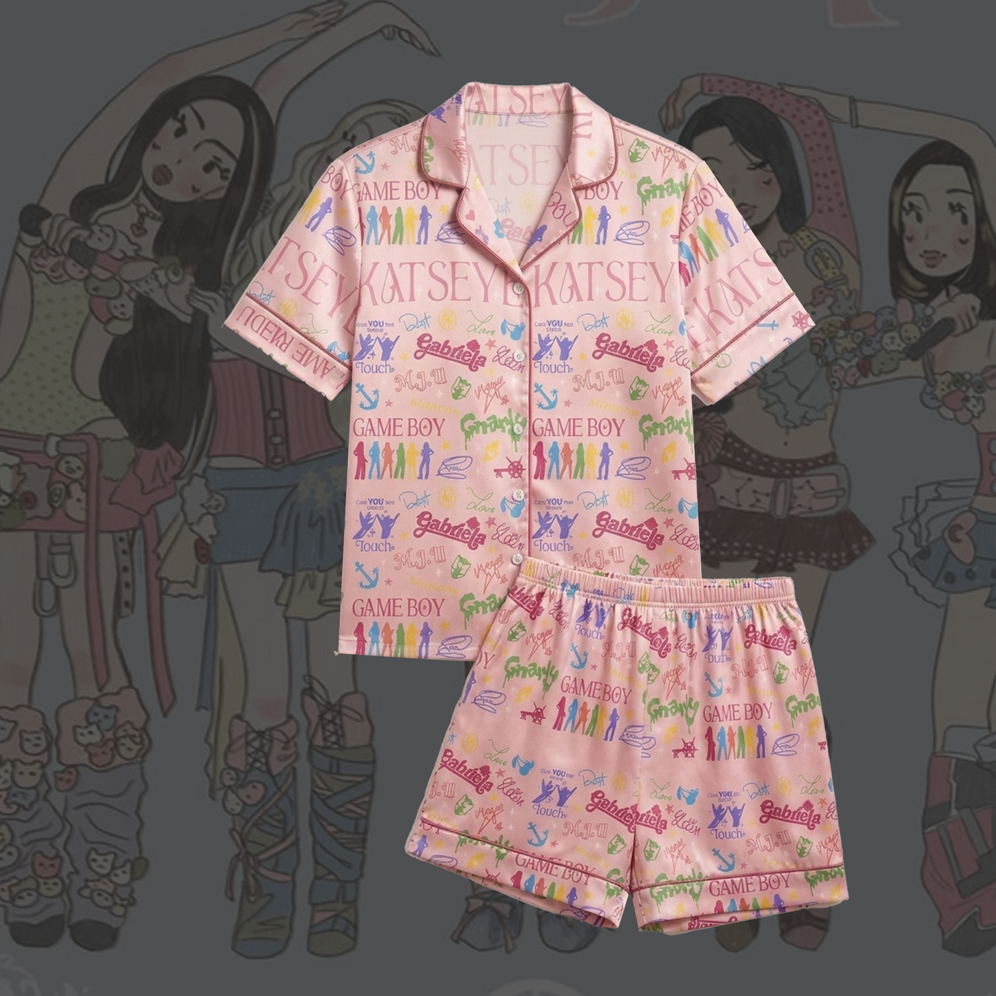 Chic KATSEYE Pajamas Set Gift For Fans