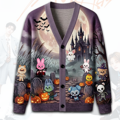 Stray Kids SKZOO Haunted Castle Halloween Cardigan Gifts For Stay