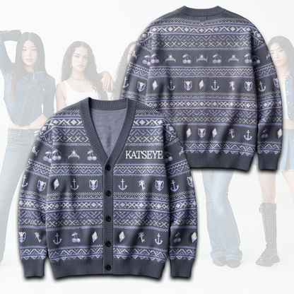 KATSEYE Casual Concert Tour Cardigan Gift for Fans