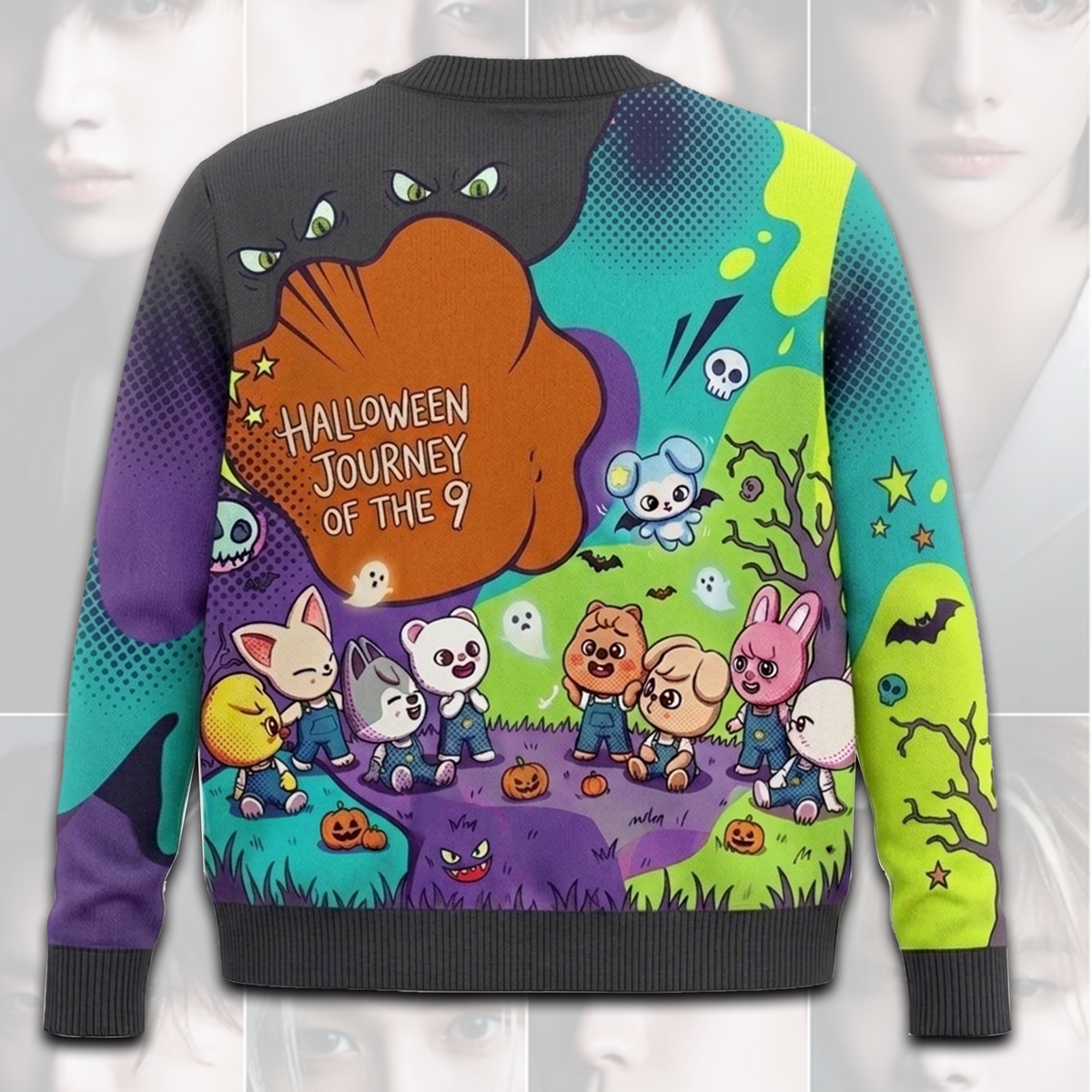 Halloween Stray Kids Skzoo Cardigan Konzert-Outfit Geschenk für Stay