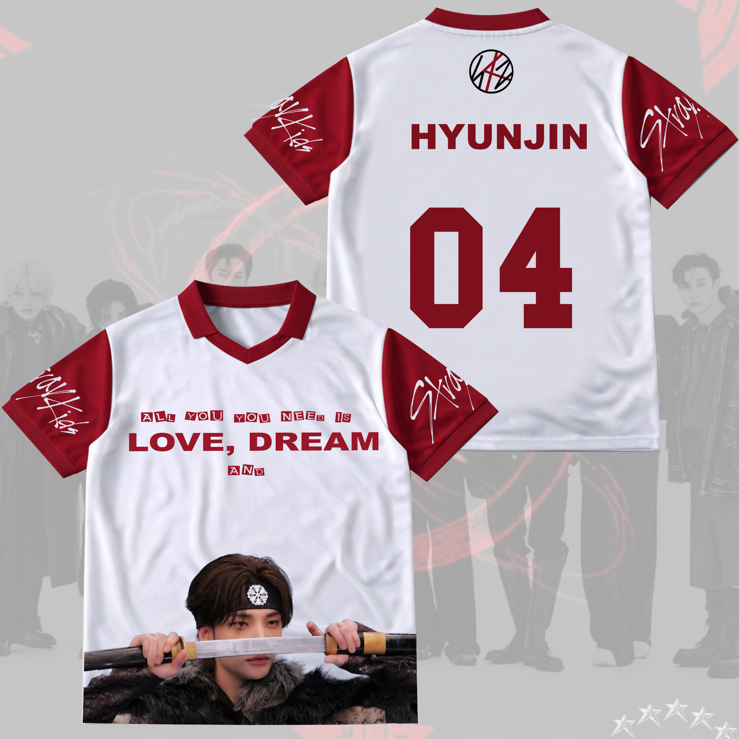 Stray Kids Moments Winged Neck Baseball Shirt Gift For Stay