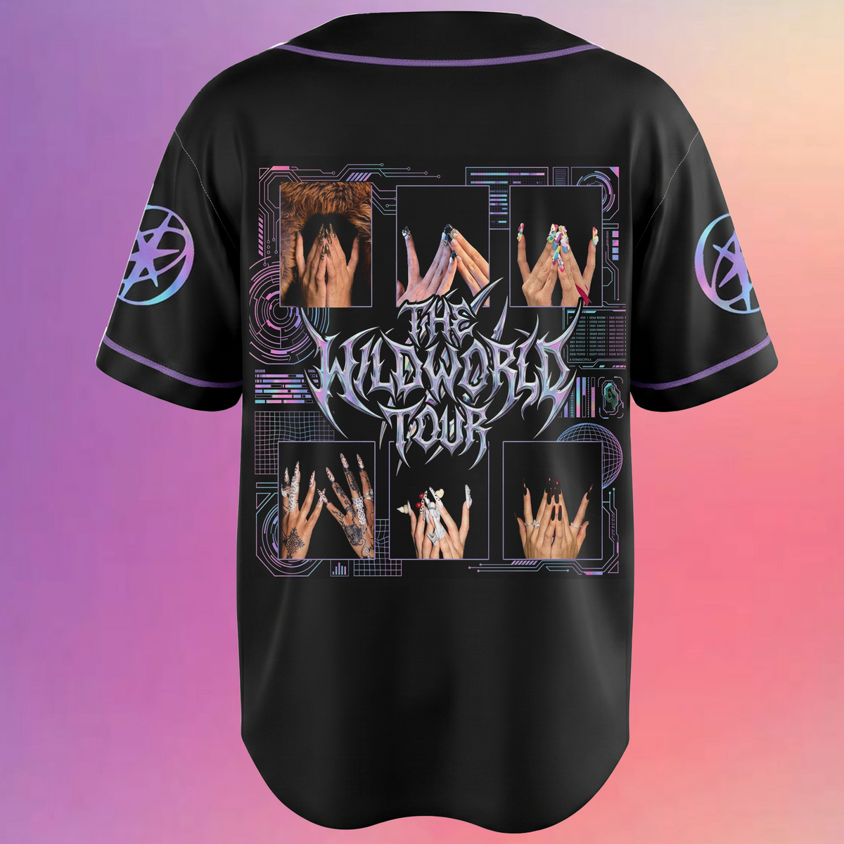 Rebellious Wild K.A.T.S.E.Y.E. Kpop Global Girl Group Wild World  Baseball Jersey For E.y.e.k.o.n.s