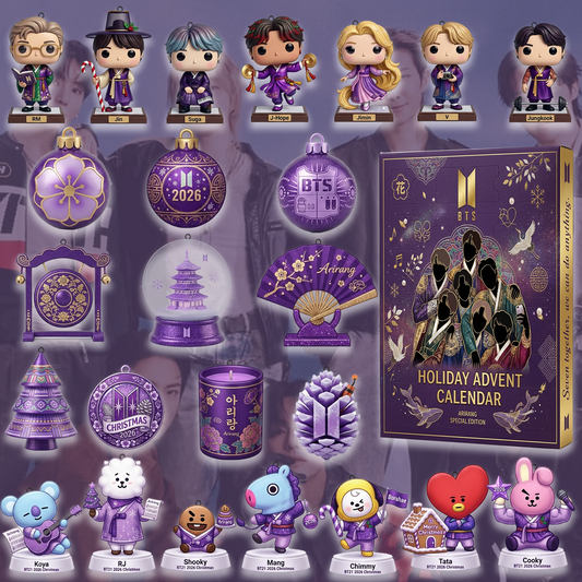 BTS  Arirang World Tour Purple Christmas Advent Calendar 24 Day Fan Edition