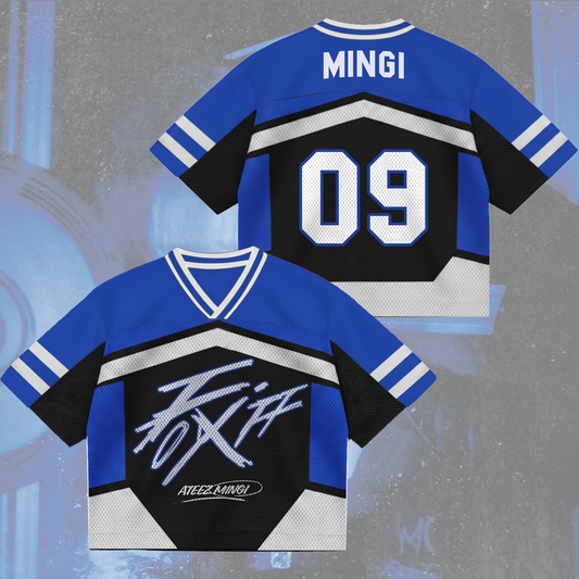Mingi Fix Off Desire Project Album Mixed Mesh Jersey Gift for Fans