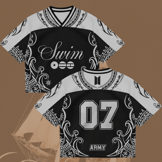Swim Arirang Album Mixed Mesh Jersey Gifts For Fans