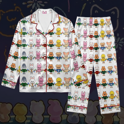 Stray Kids Skzoo Kawaii Schlafanzug-Set
