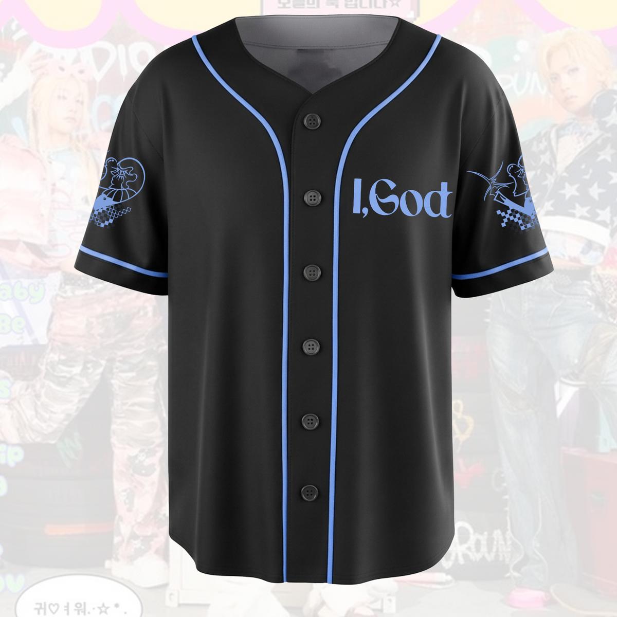 XLov I God Tour Baseball Jersey Vintage Concert Outfit Gift For Fans