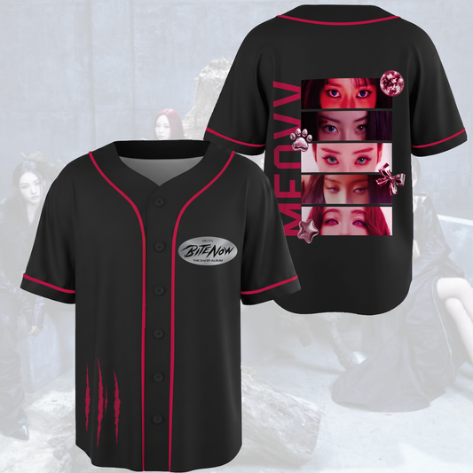 Eye To Eye Meovv Bite Now ALbum Concert Baseball Jersey