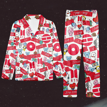Cute Arirang World Tour BTS Pajama Set