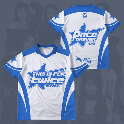 This Is For 2026 Tour Twice  Once Forever Winged Neck Baseball Shirt Gift For Lovers