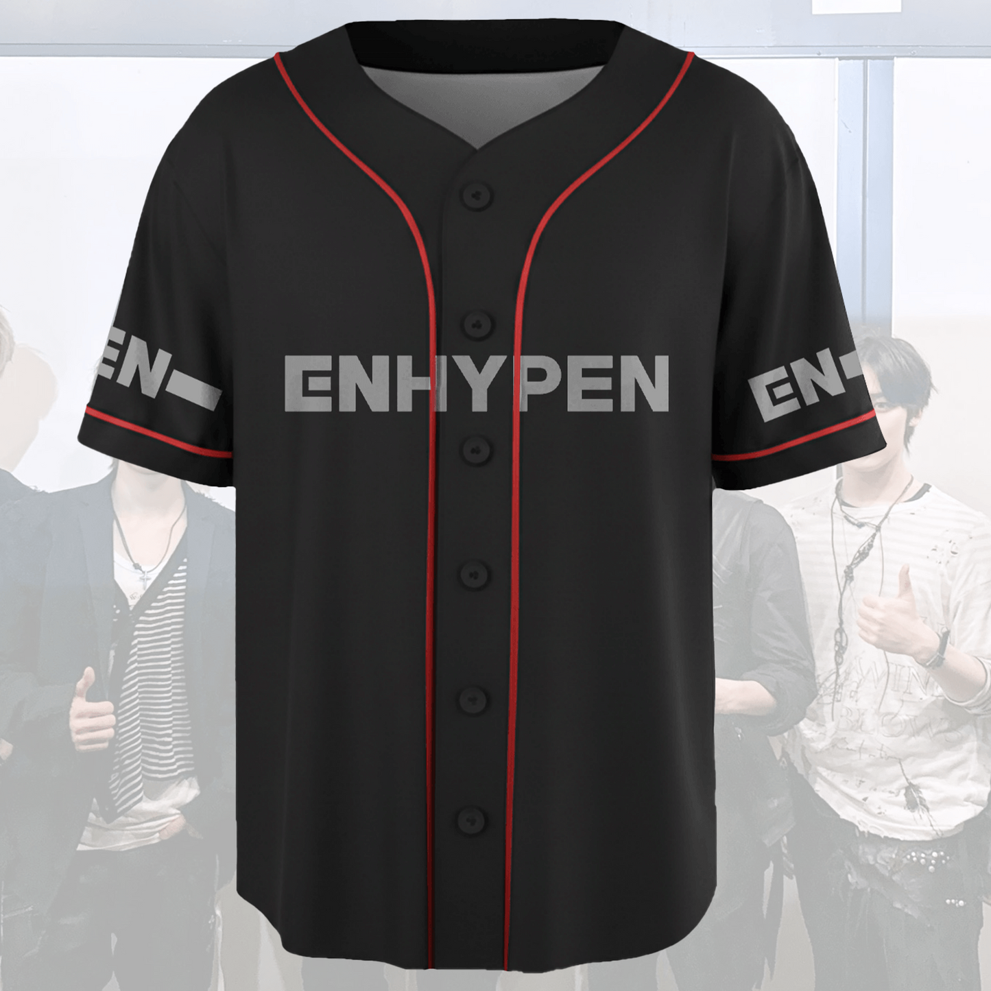 Love Lair Vampire Enhypen Blood Saga World Tour Baseball Jersey